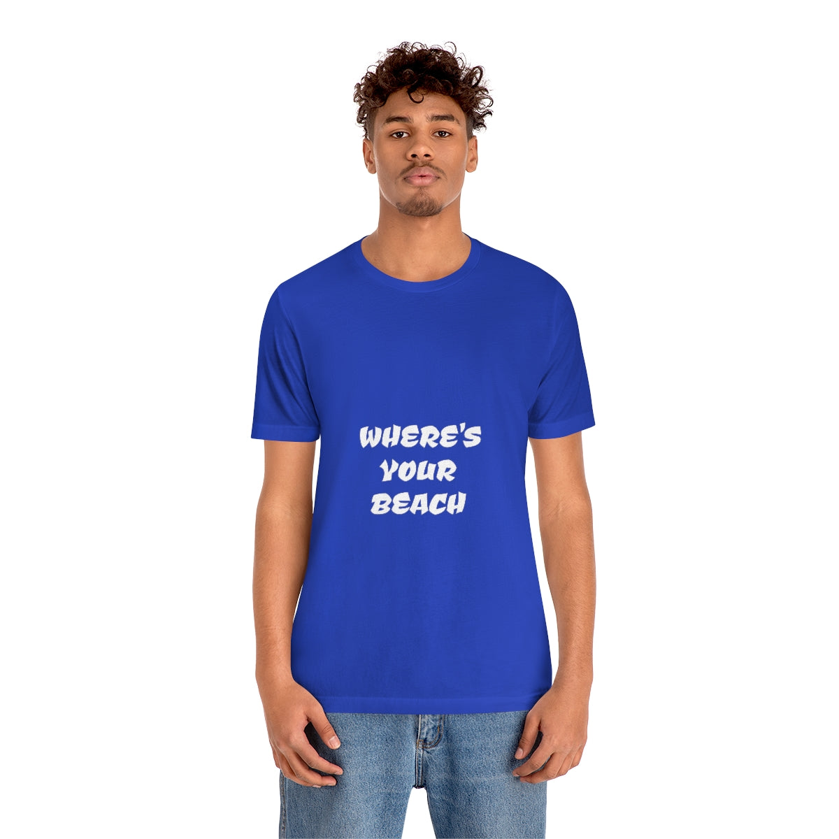 Where's Your Beach Unisex Jersey Short Sleeve Tee