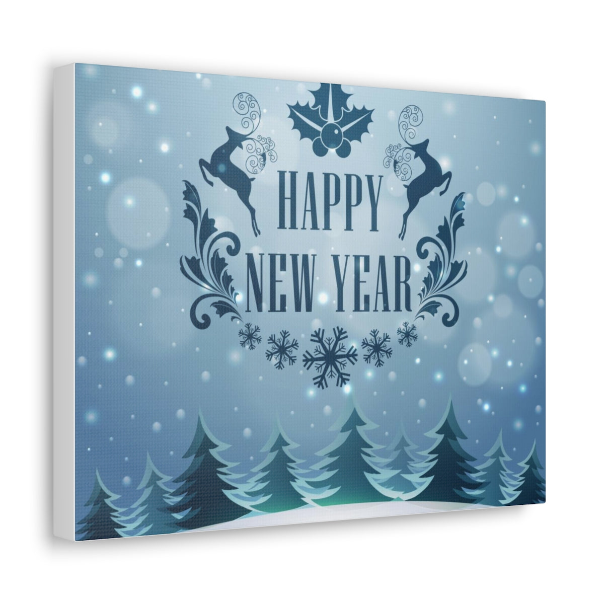 Happy New Year Canvas Gallery Wraps