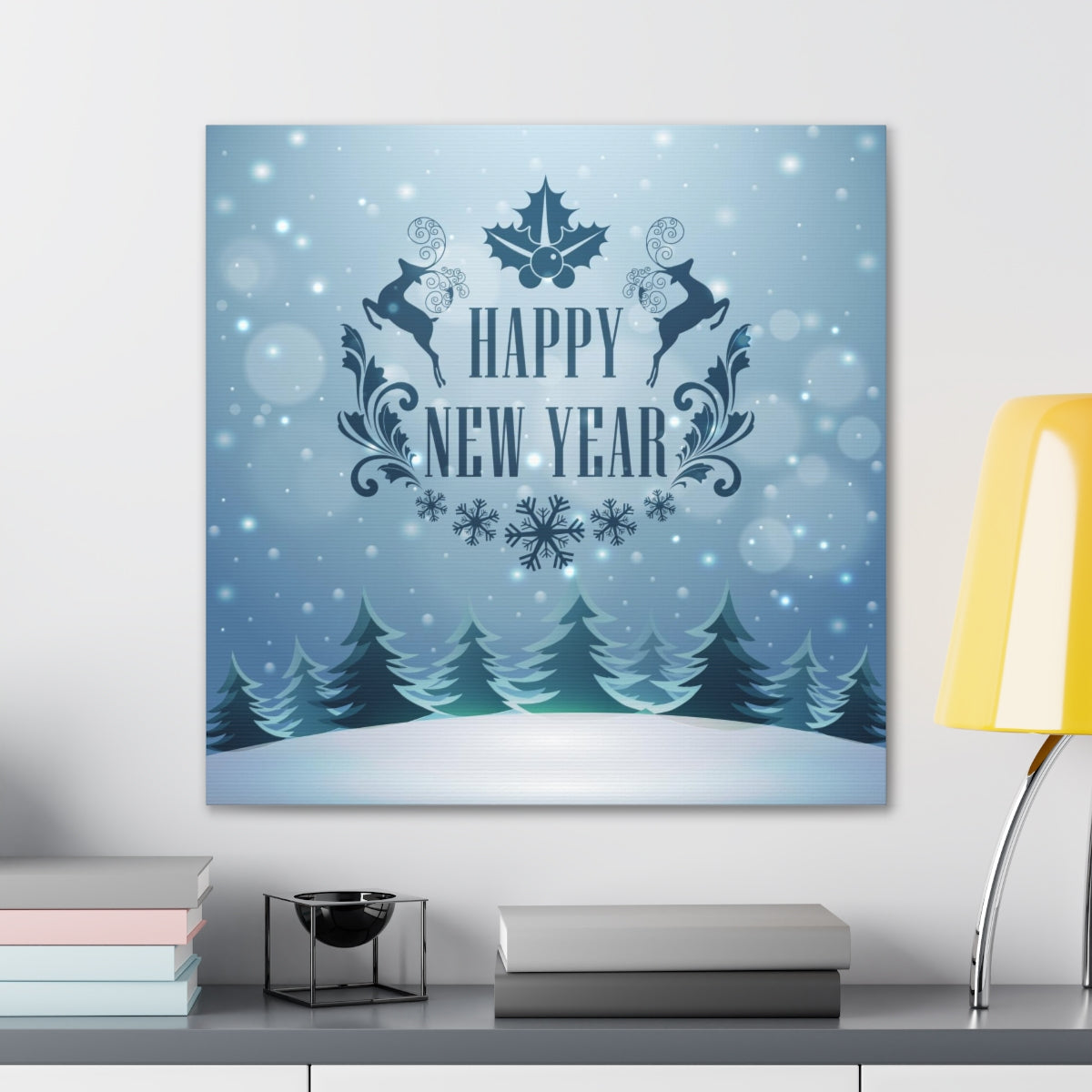 Happy New Year Canvas Gallery Wraps