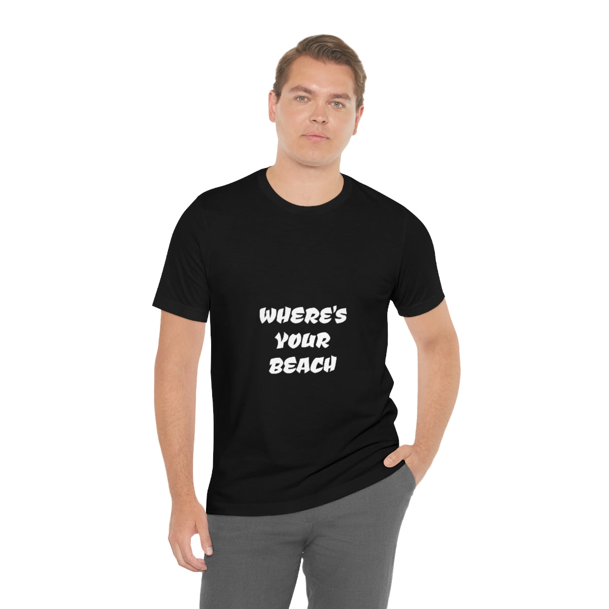 Where's Your Beach Unisex Jersey Short Sleeve Tee