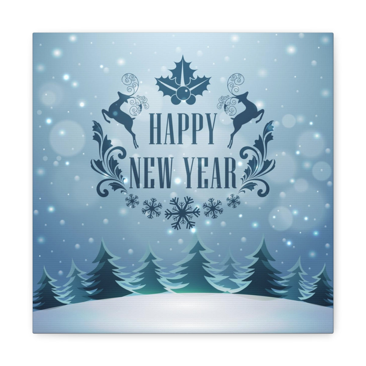 Happy New Year Canvas Gallery Wraps