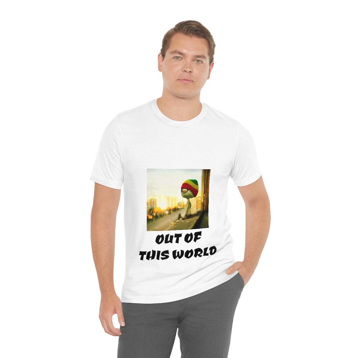 OUT OF THIS WORLD Unisex Jersey Short Sleeve Tee