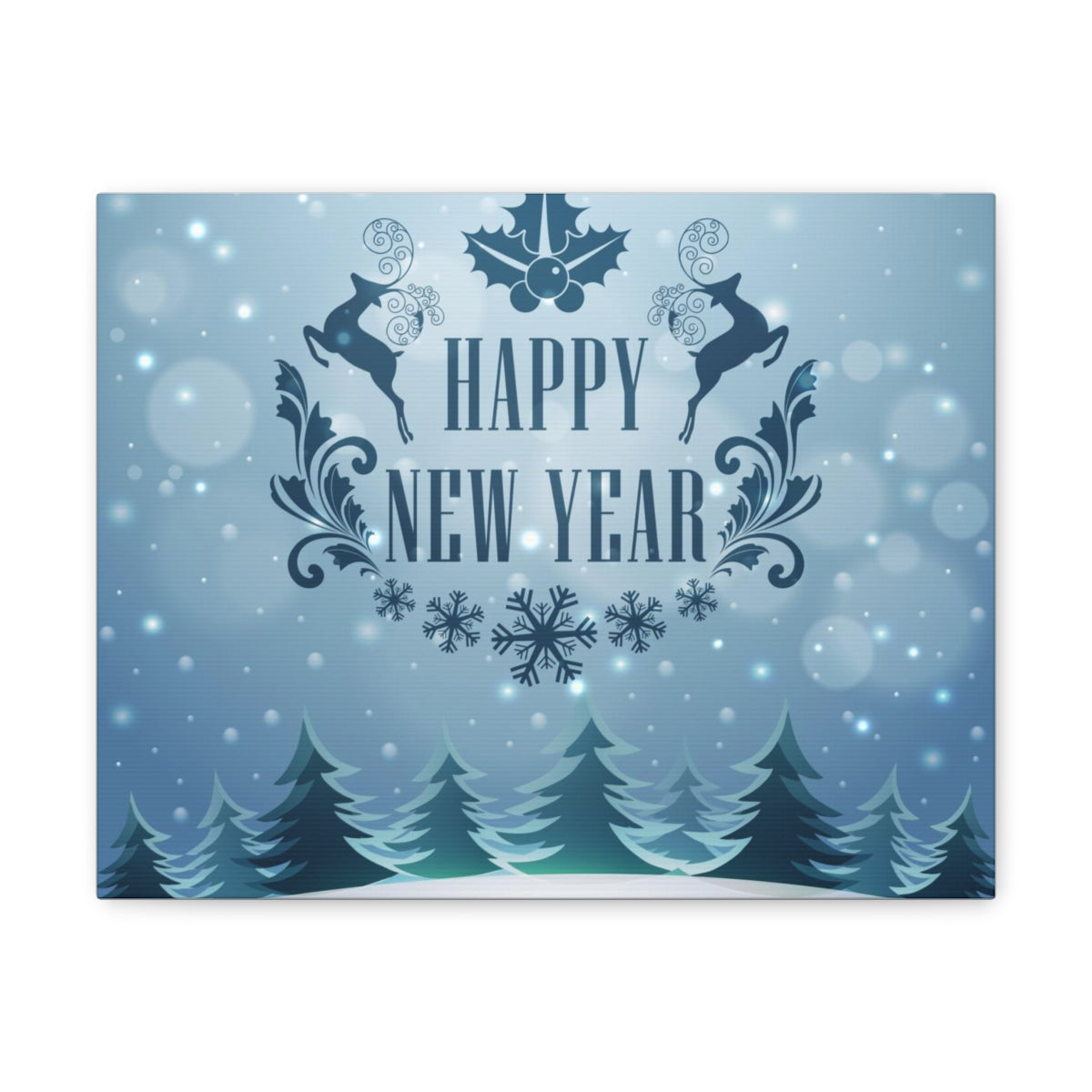 Happy New Year Canvas Gallery Wraps