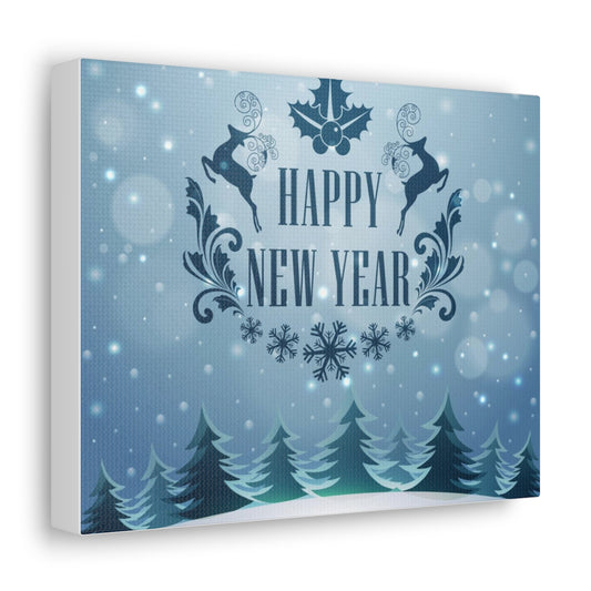 Happy New Year Canvas Gallery Wraps